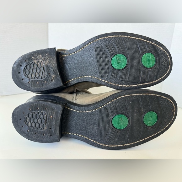 Vintage Nana Works Sonora Double H Leather Biker Moto Boots Men’s Size 9 - Picture 9 of 14